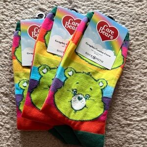 Care Bears Graphic Crew Socks - Colorful by